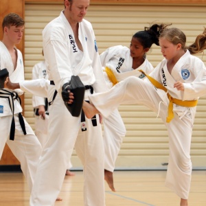 Taekwondo front kick