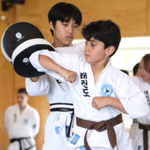 hard elbow hit