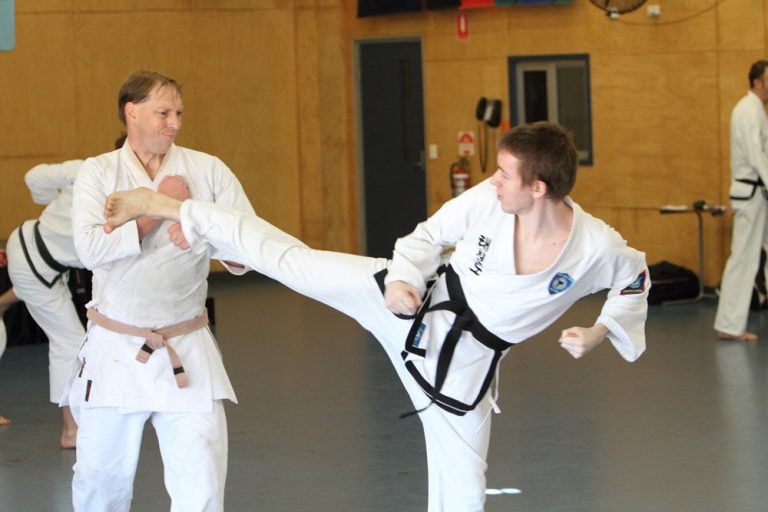 Taekwondo Stafford students sparring
